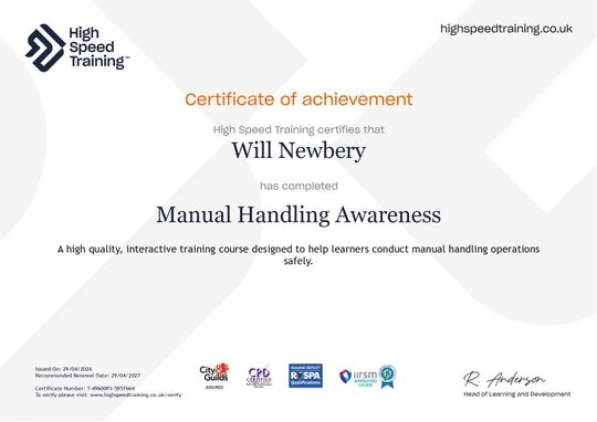 Manual Handling Awareness