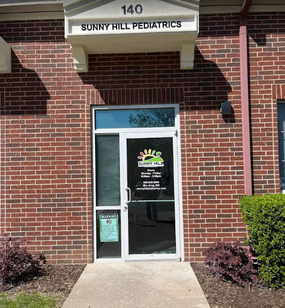 Sunny hill pediatrics is located at 140 sunny hill