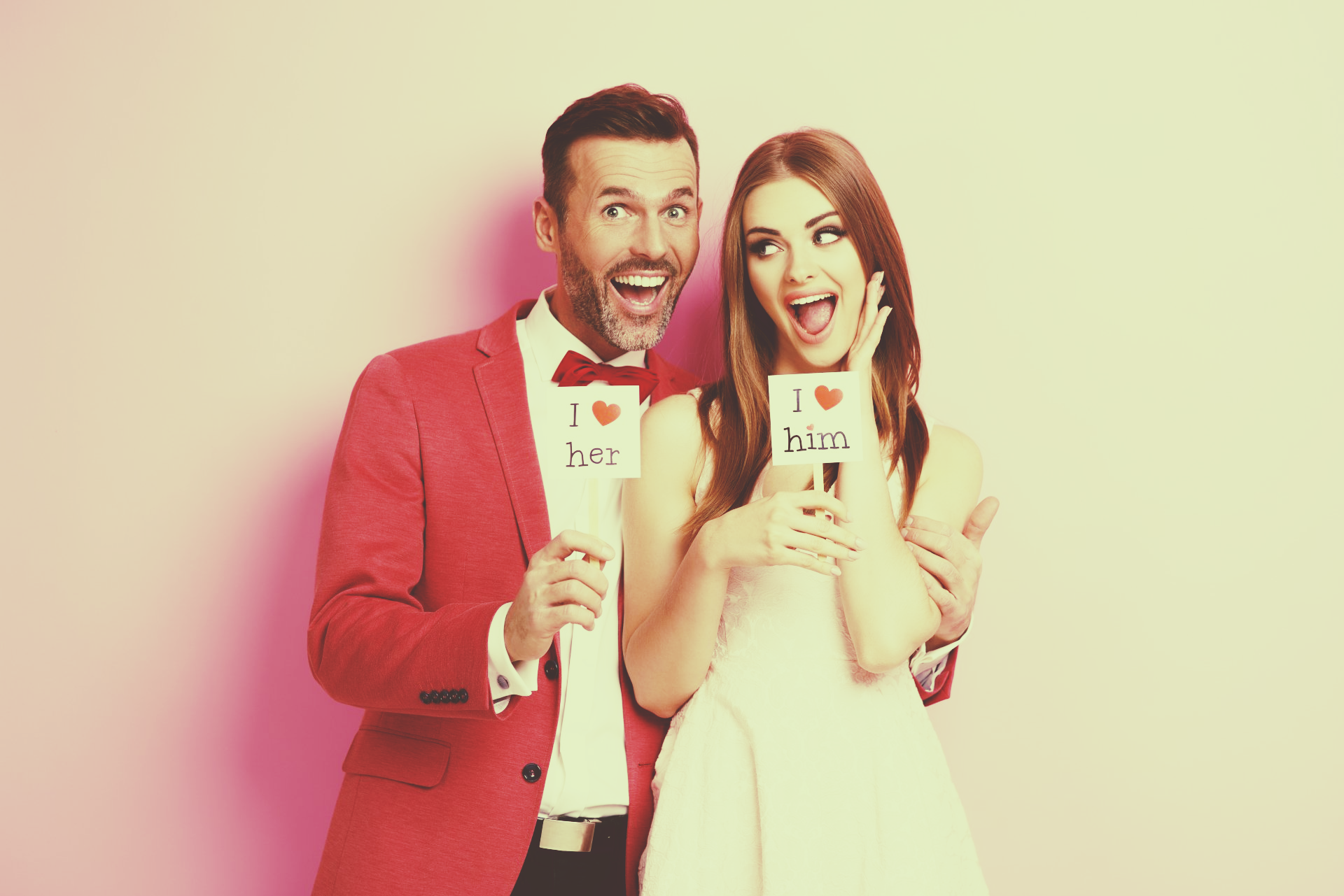 Couple holding 