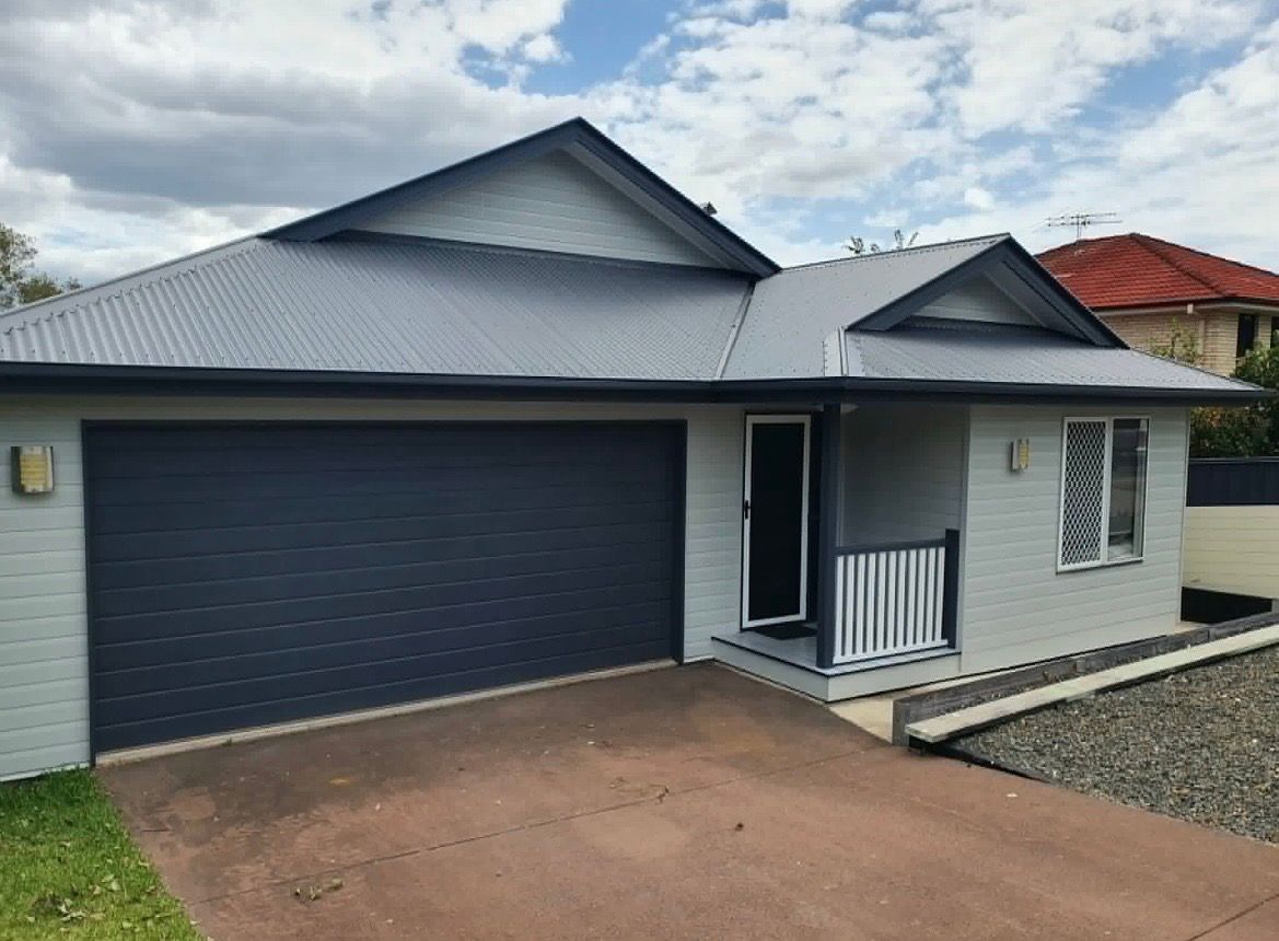 Exterior View of Grey and Charcoal House — MVP Painting Professionals in Buderim, QLD
