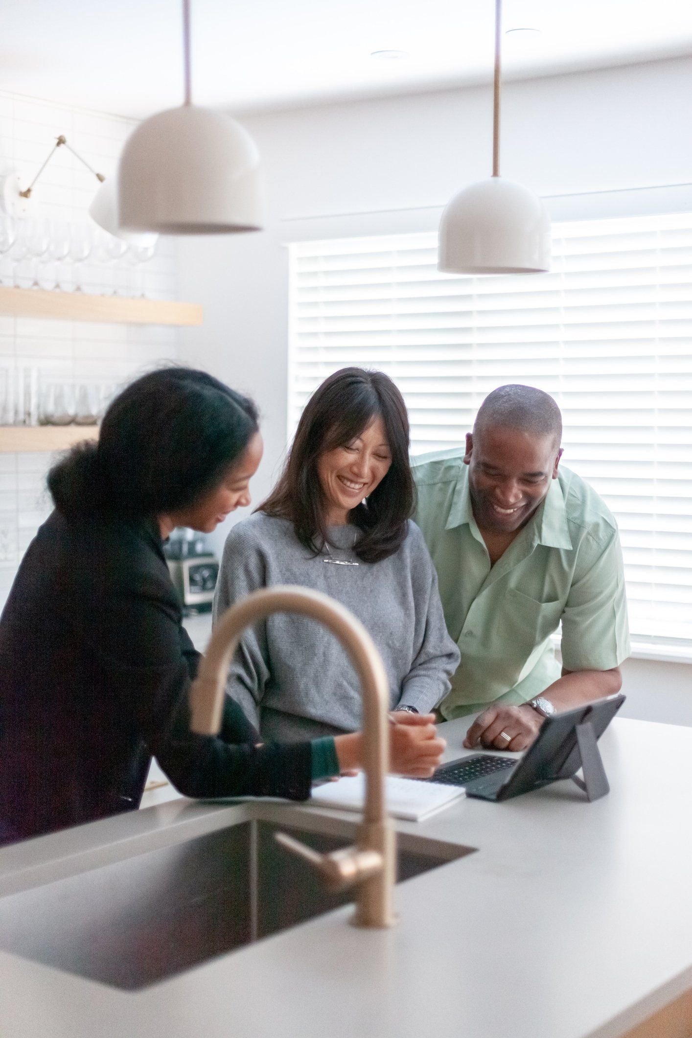 Property managers working