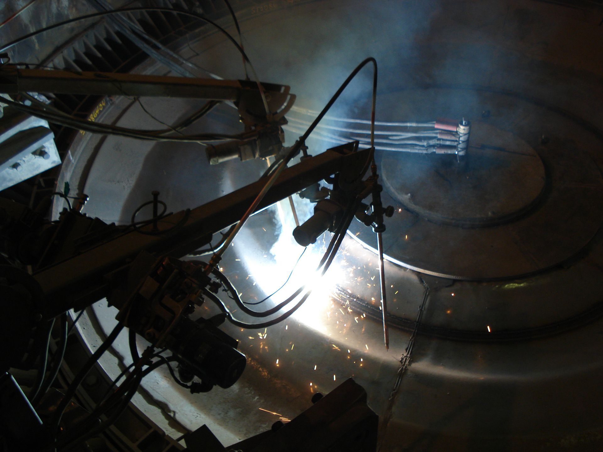 grinding table onsite hardfacing and rebuild