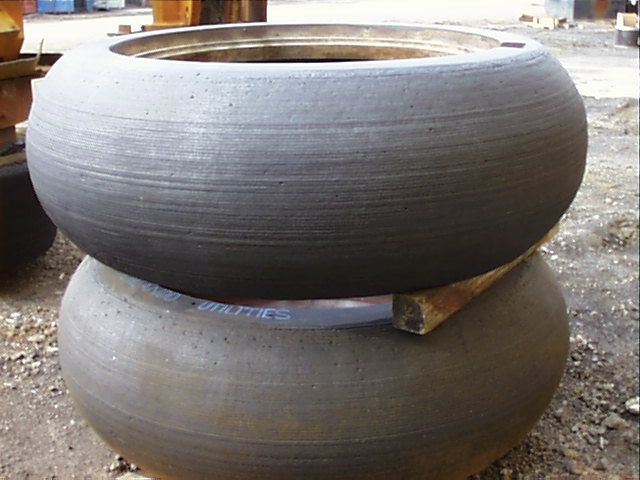 grinding tire hardfacing