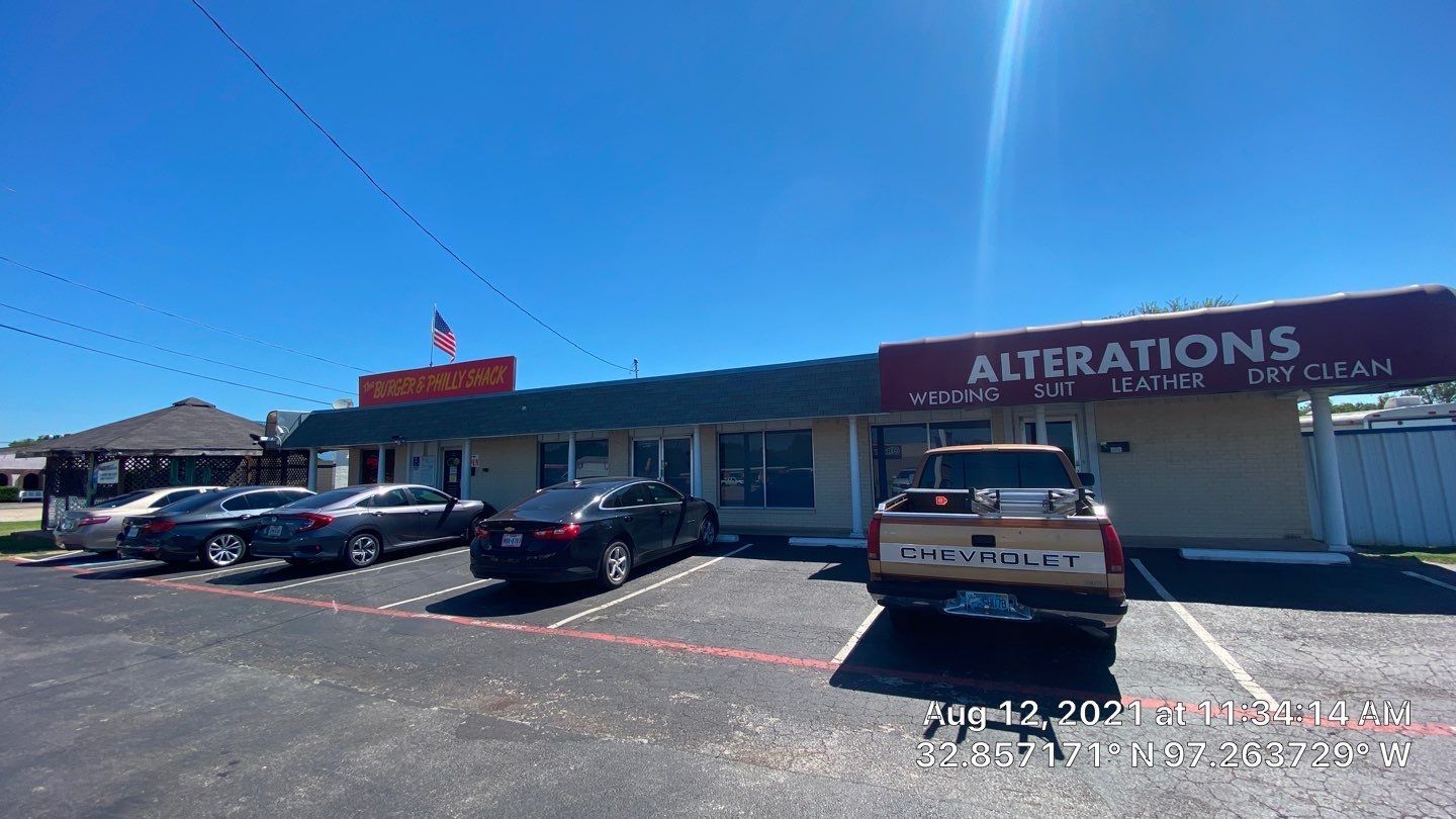 Building with the sign 