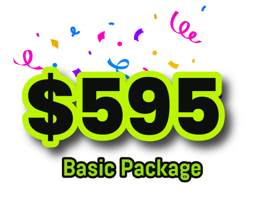 $595 price tag with 