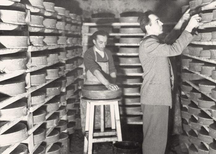 Photo historique production de fromage