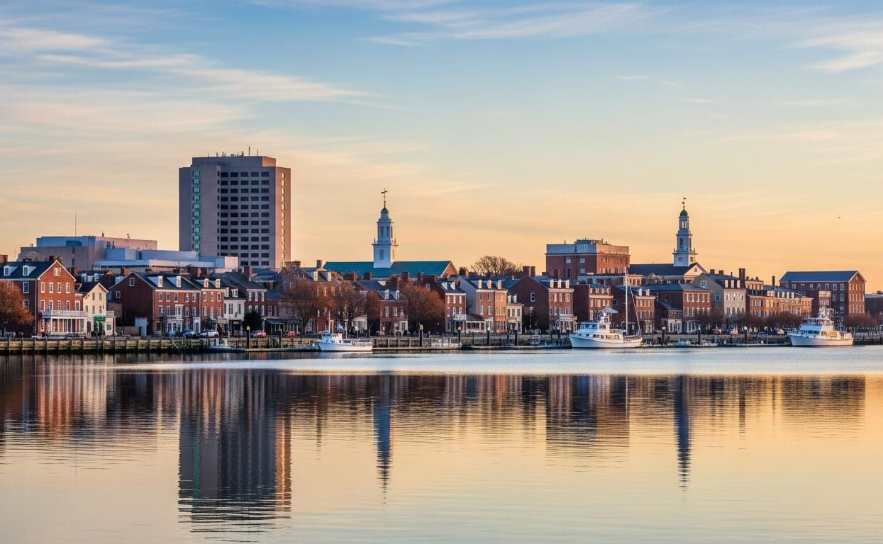 portsmouth va olde towne skyline