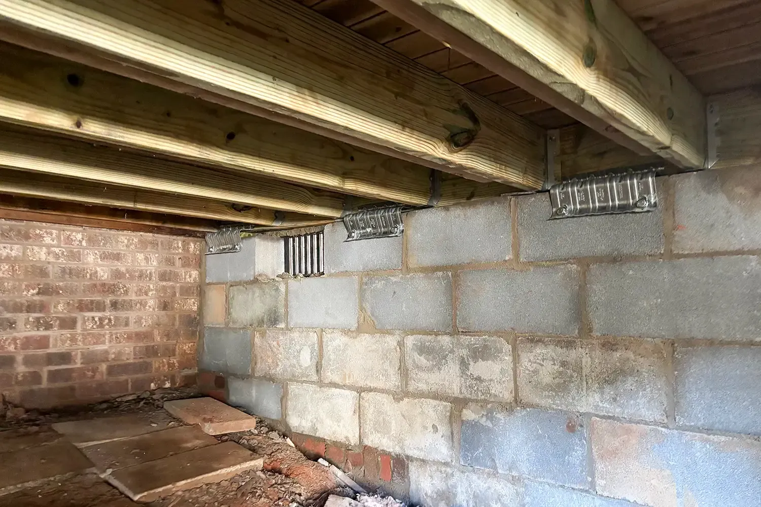 smithfield va crawl space structural repair