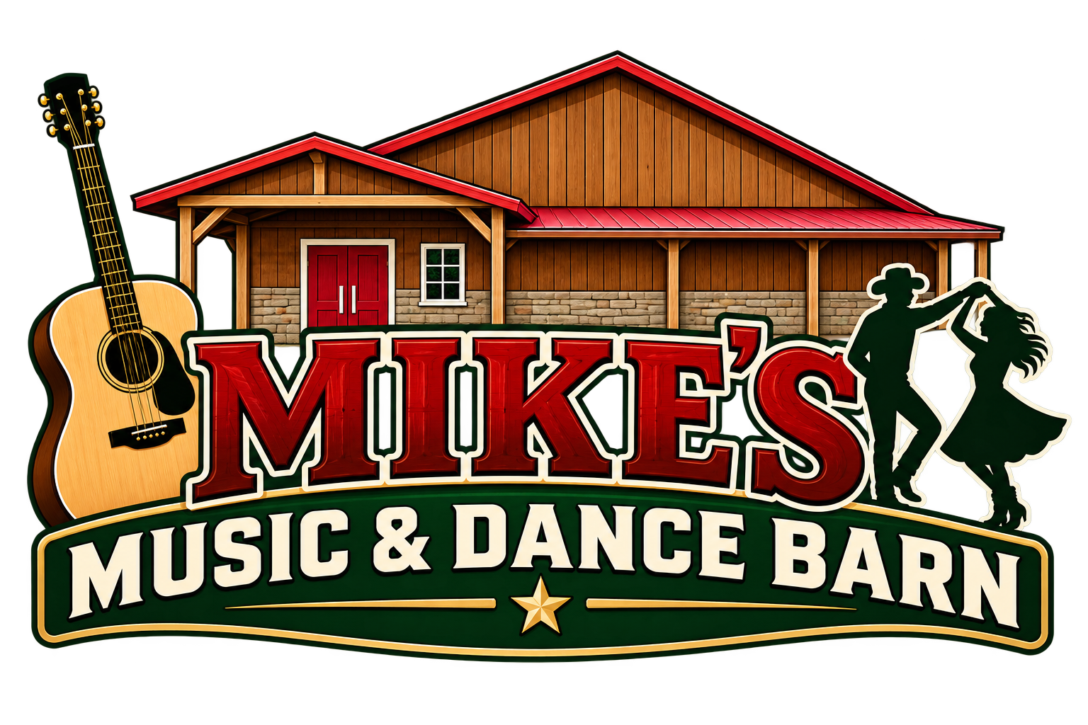 Mike's Music & Dance Barn Logo