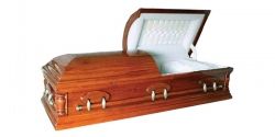 traditional oak casket