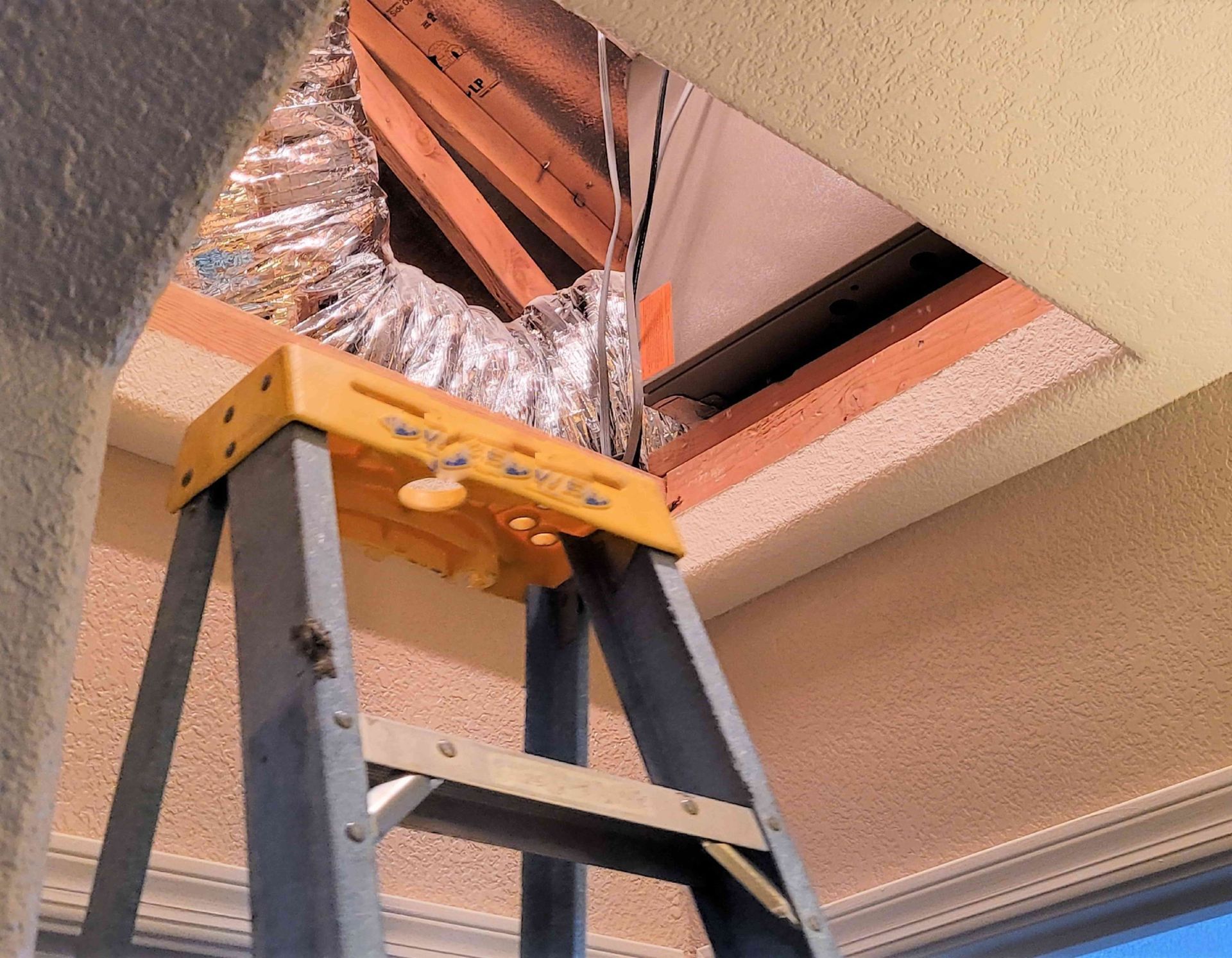 Heater in attic