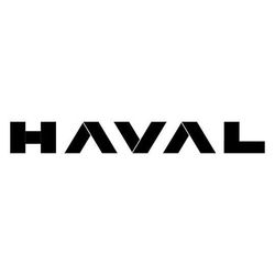 Logotipo negro de la marca HAVAL sobre fondo blanco