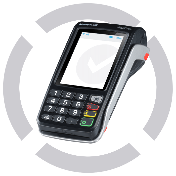 Move 5000 handheld payment machine