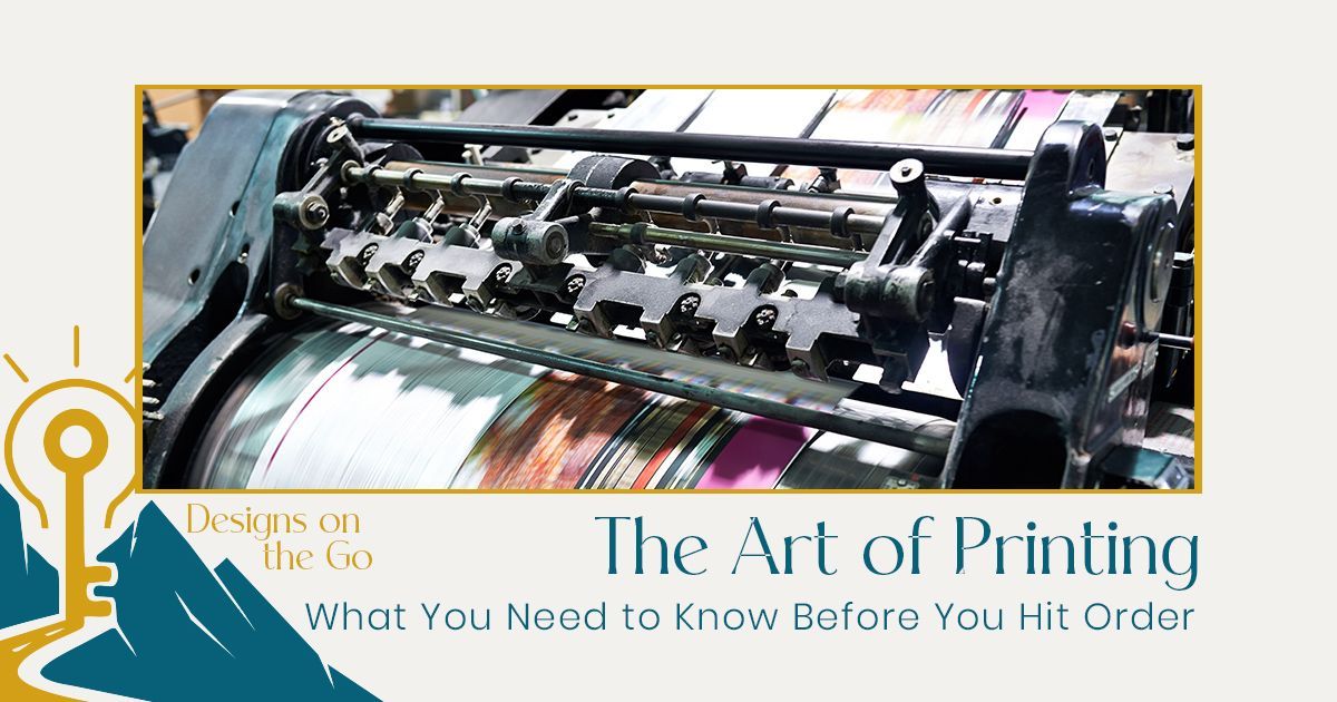 Industrial printing press running multicolor images at high speed