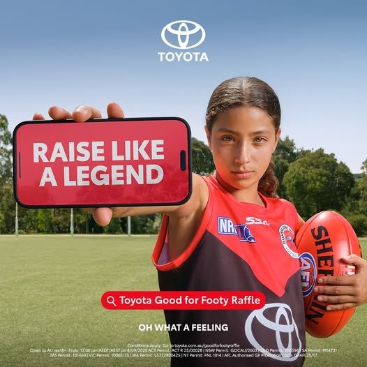 Toyota Good For Footy Raffle 2025