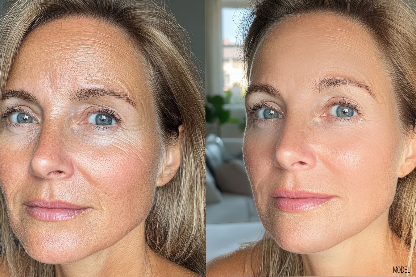 Botox treatment for 11 lines between the eyebrows