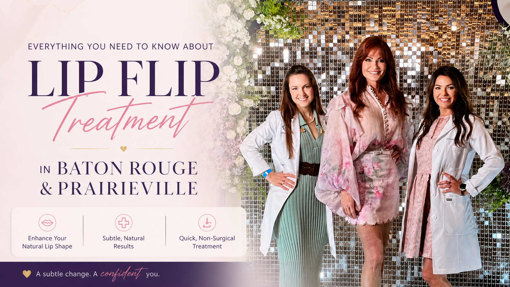 Lip flip treatment in Baton  Rouge and Prairieville 