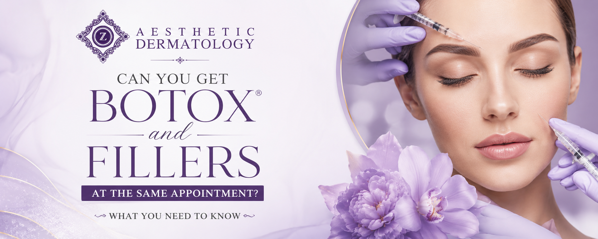 Patient receiving Botox and dermal filler consultation at Z Dermatology.