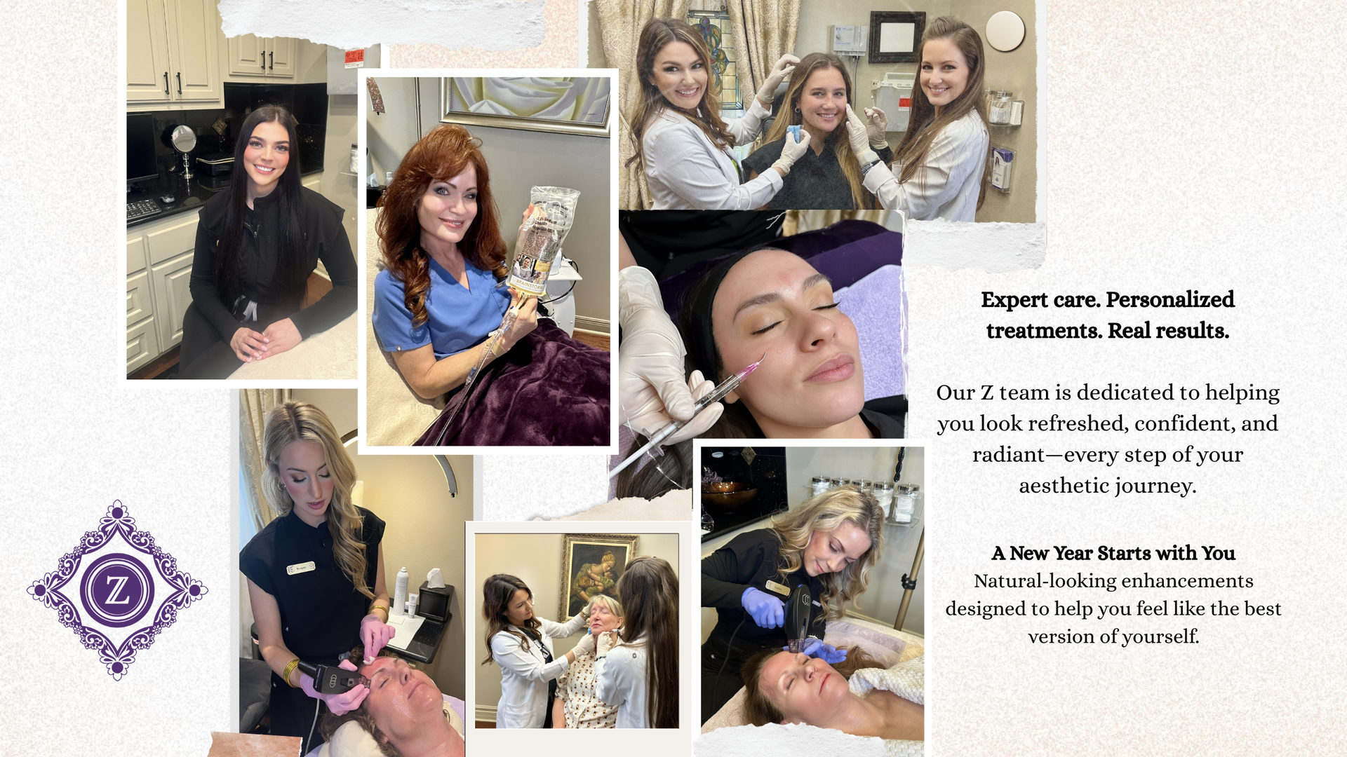 Expert injector performing precision aesthetic treatment under dermatology supervision at Z Dermatol