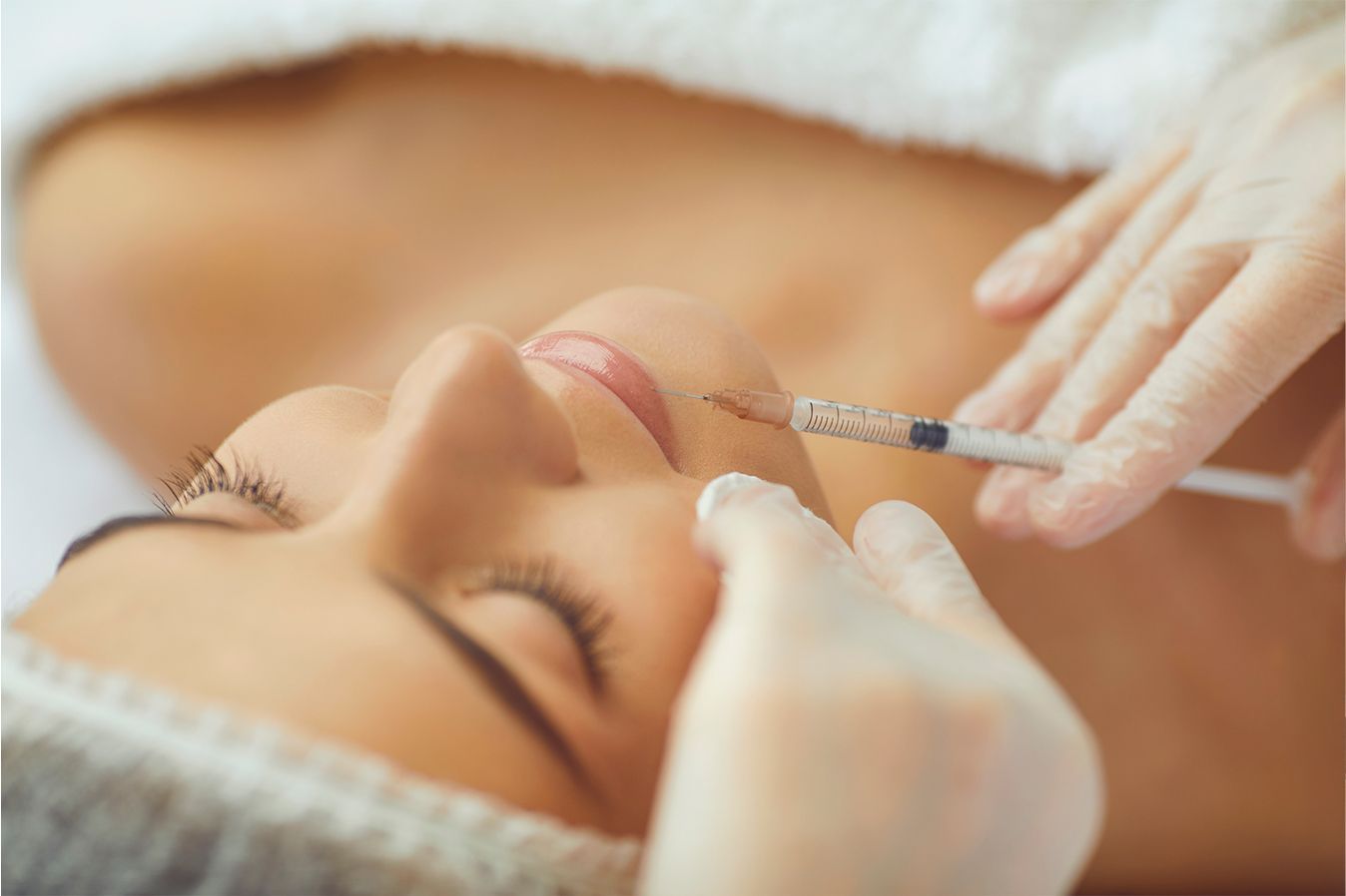 Chin dimpling treatment with neuromodulators for orange peel texture in Baton Rouge Louisiana