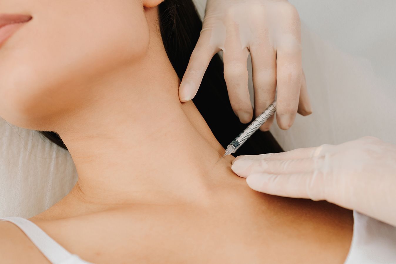 Dysport Nefertiti lift neck band platysma jawline treatment Baton Rouge and Prairieville Louisiana