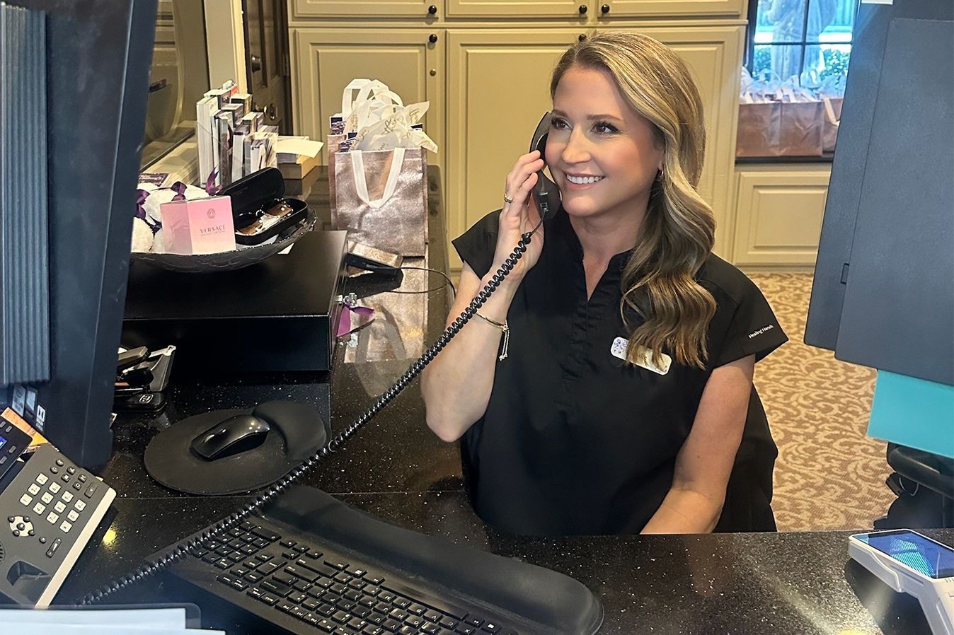 Front Desk at Z Aesthetic Dermatology's Botox Baton Rouge Clinic