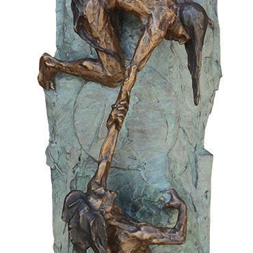 Gary Lee Price's sculpture, The Ascent.