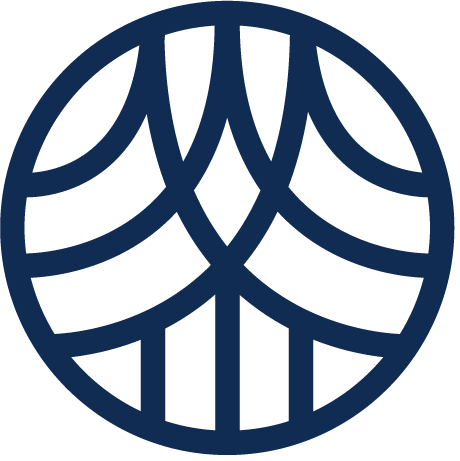 The Alliant International university logo circle on a white background.
