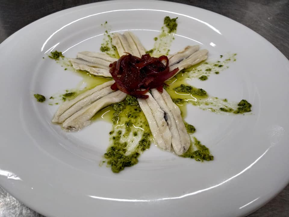 alici al pesto Ristorante da Paolino