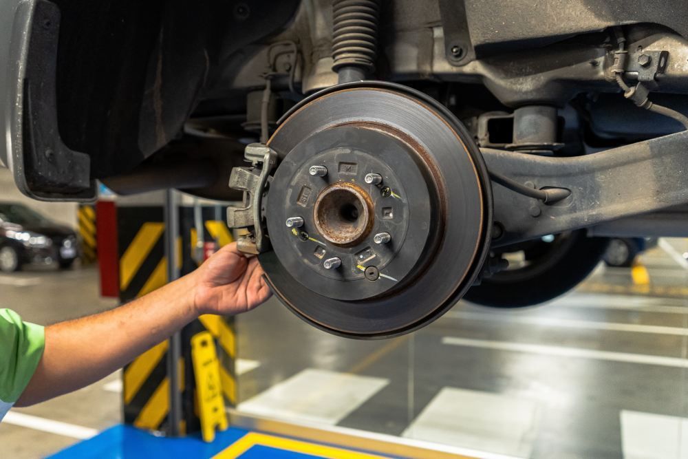 Mechanic fixing engine