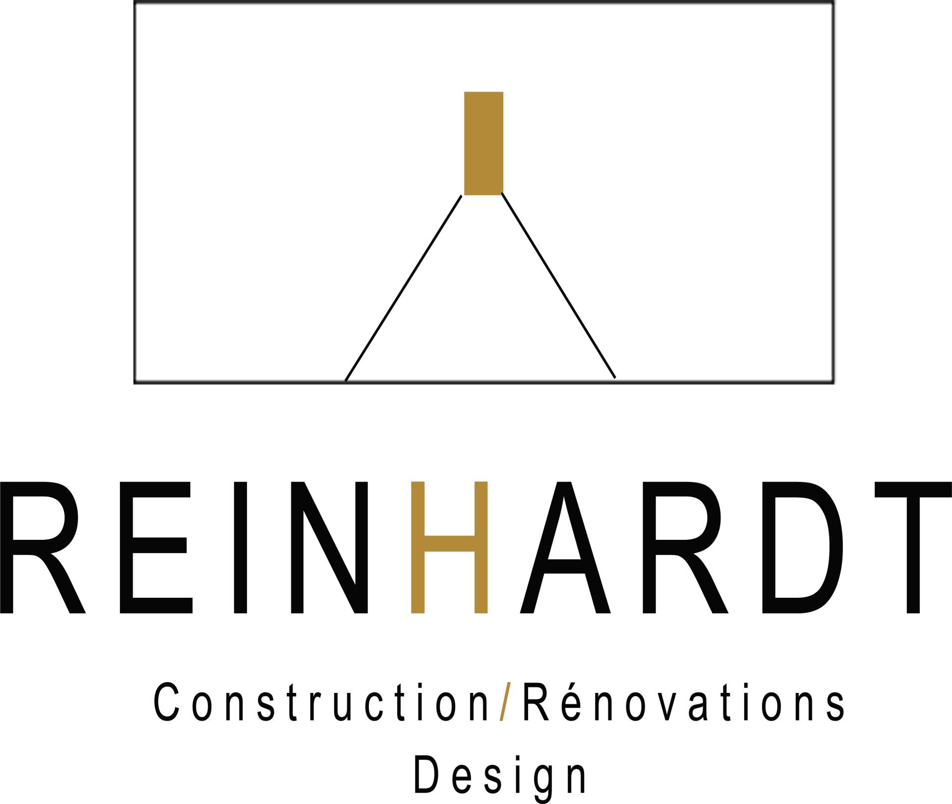 Un logo pour la conception de construction et de rénovation de Reinhardt