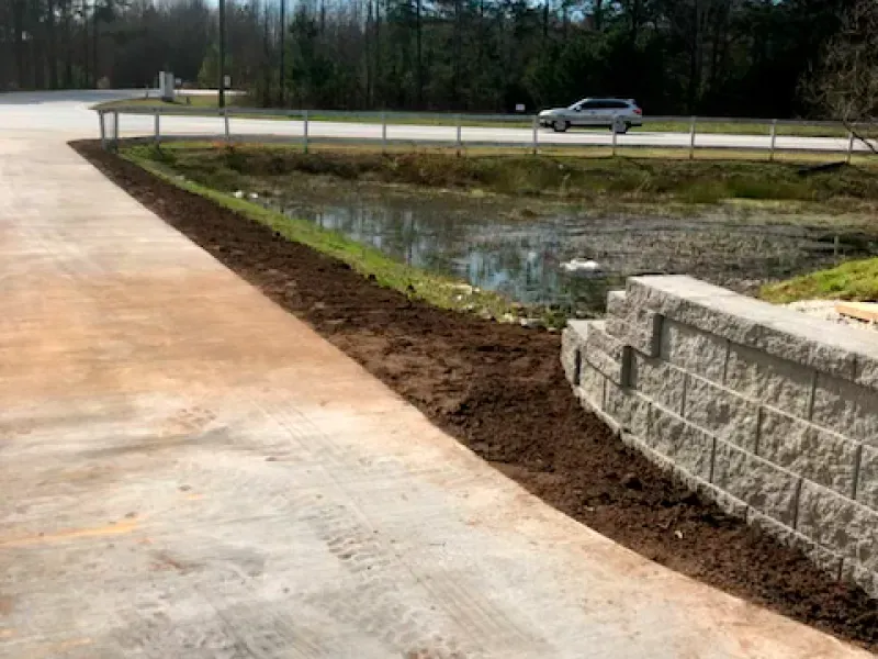 After a concrete driveway installation in Anderson, SC with JRT Concrete