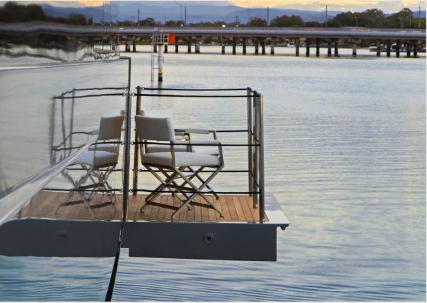 yacht balcony