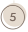 A white circle with the number 5 inside of it.