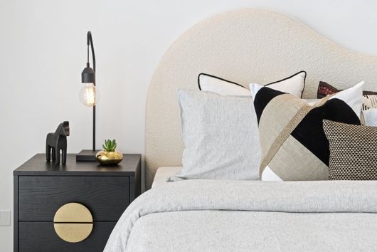 Modern Bedroom with Side Table