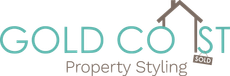A logo for a company called gold coast property styling