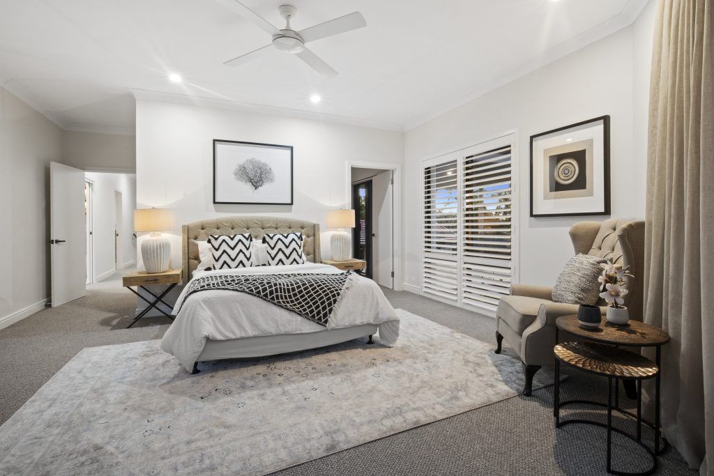 House staging Ashmore master bedroom