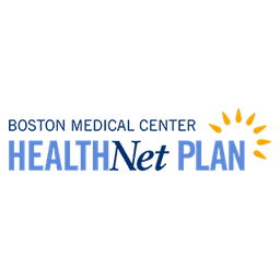 The logo for the boston medical center healthnet plan