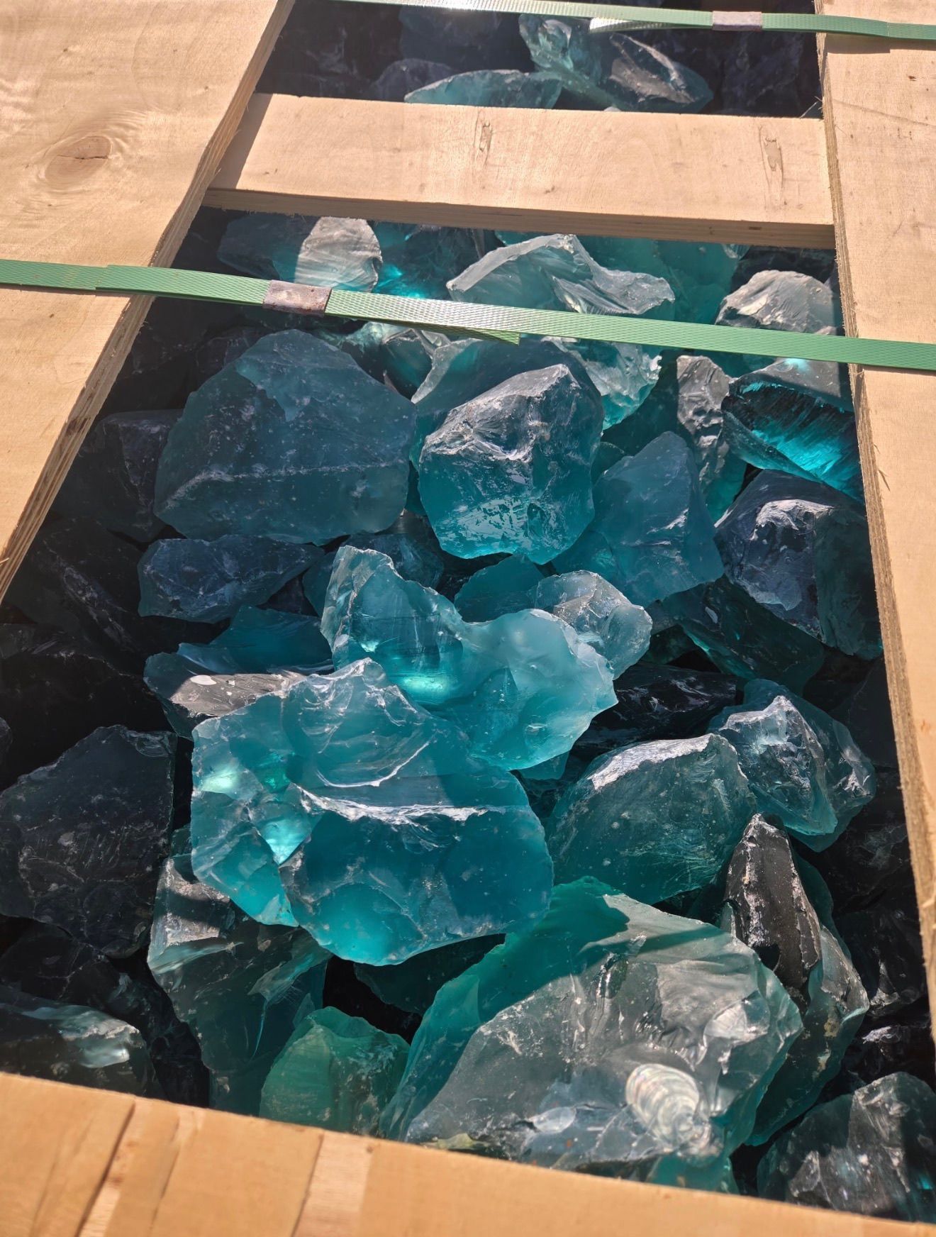 Aqua Ocean Glass