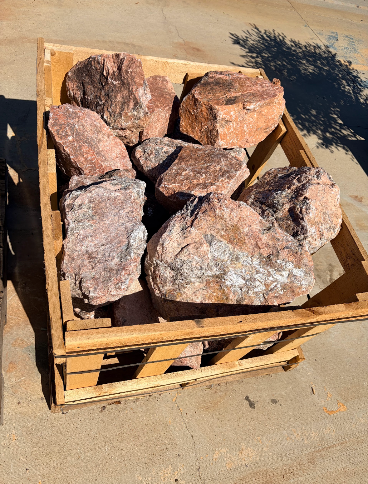 Pink Mountain Boulders