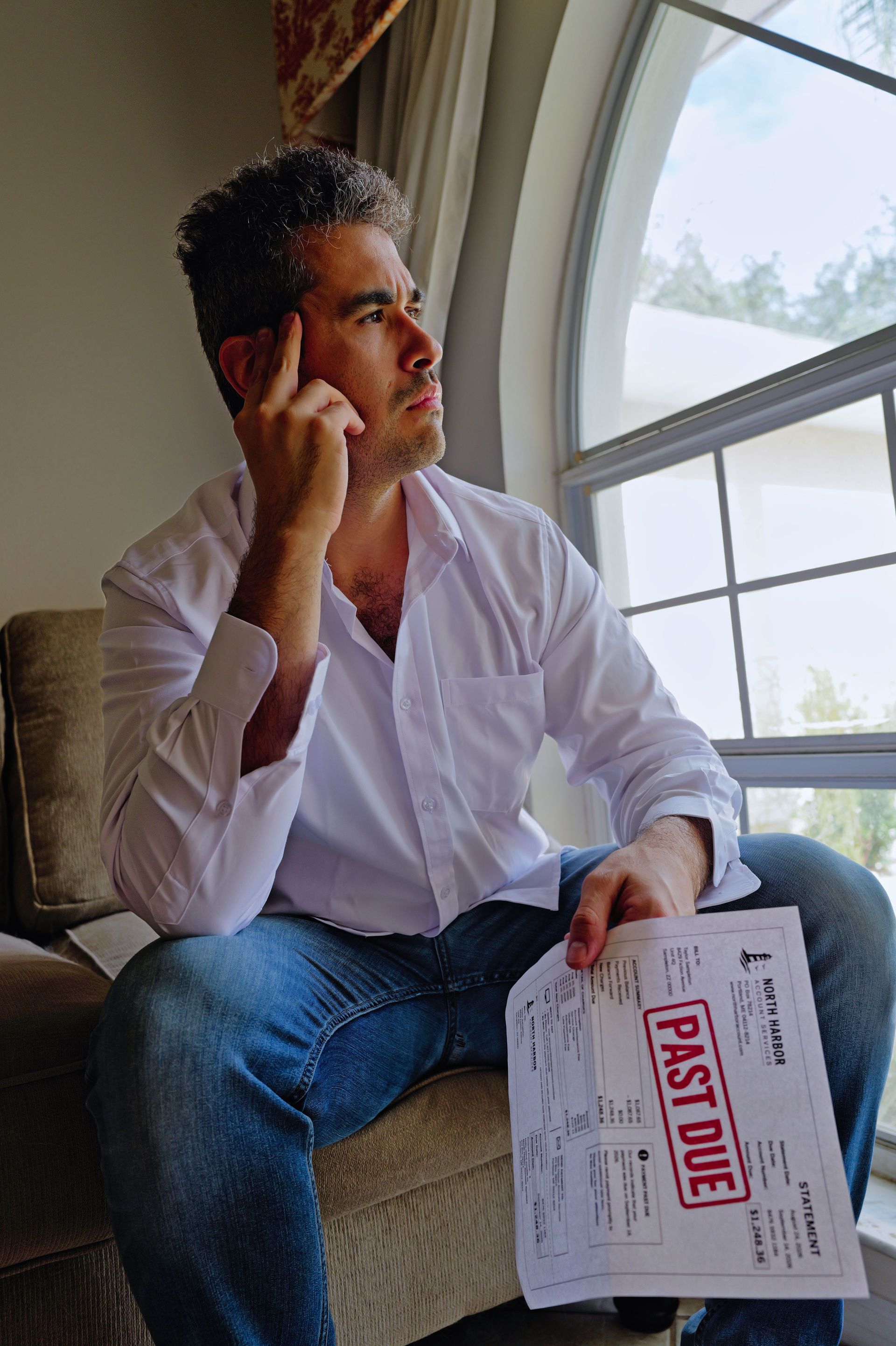 Stressed business owner worried about late lodgement penalties