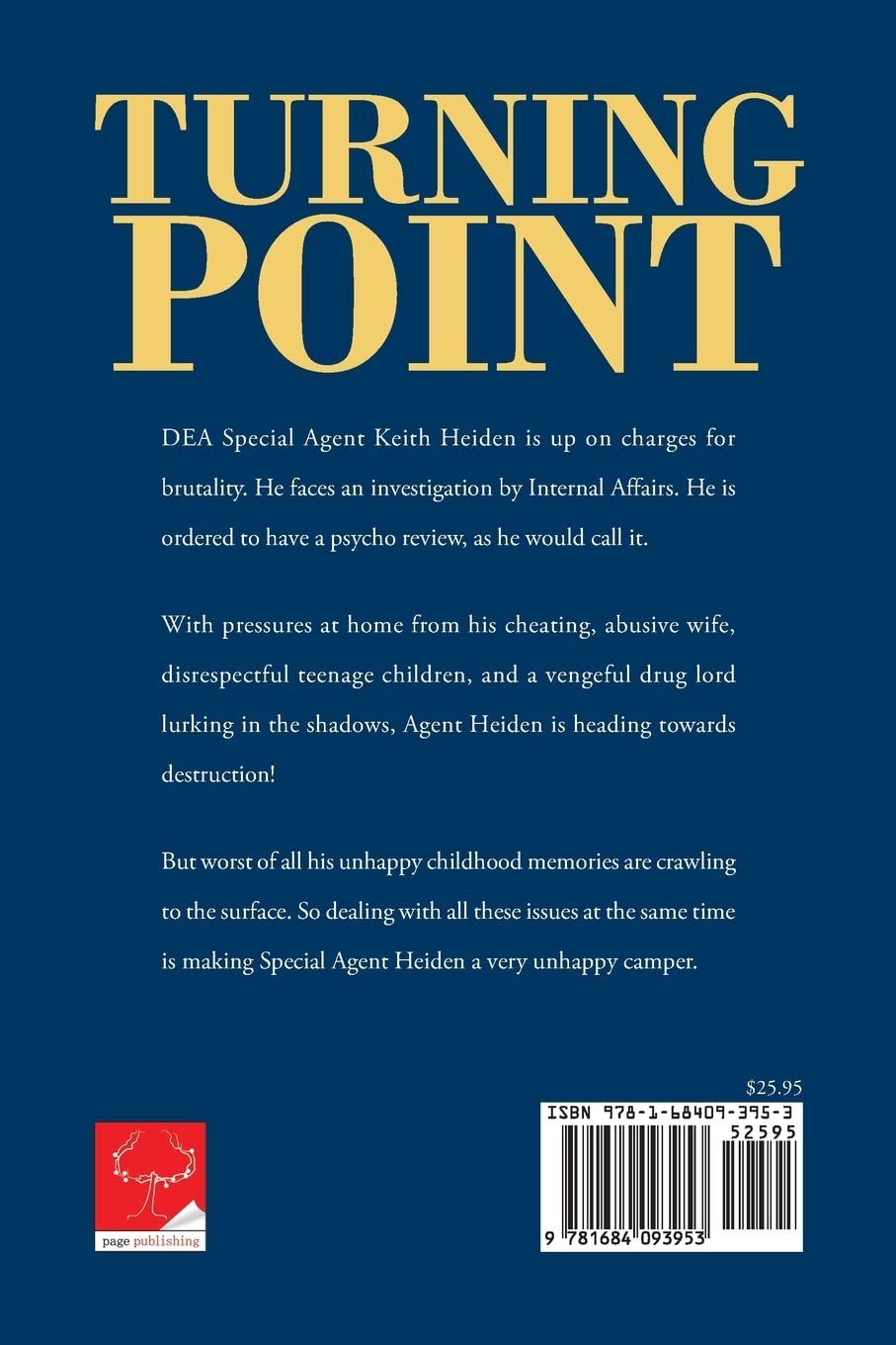 Back cover of a book titled 