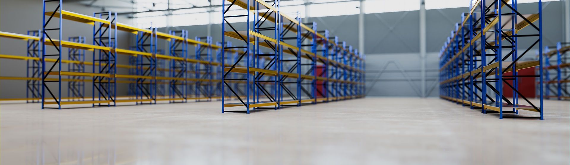 A warehouse filled with lots of shelves and boxes.