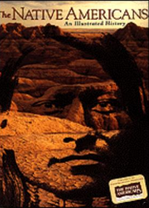 Book Title: "The Native Americans : An Illustrated History" By David Hurst Thomas et al. The cover shows a background landscape becoming a man.