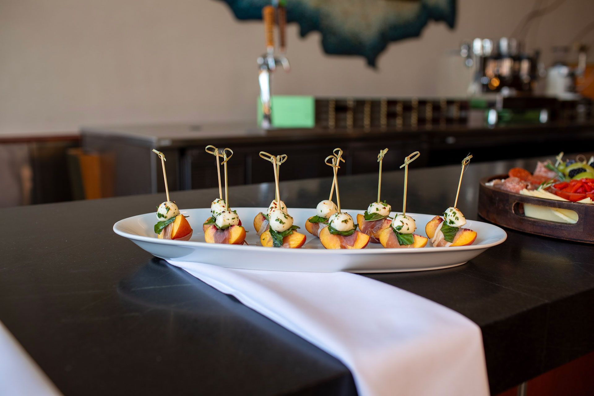 Restaurant table with food 22