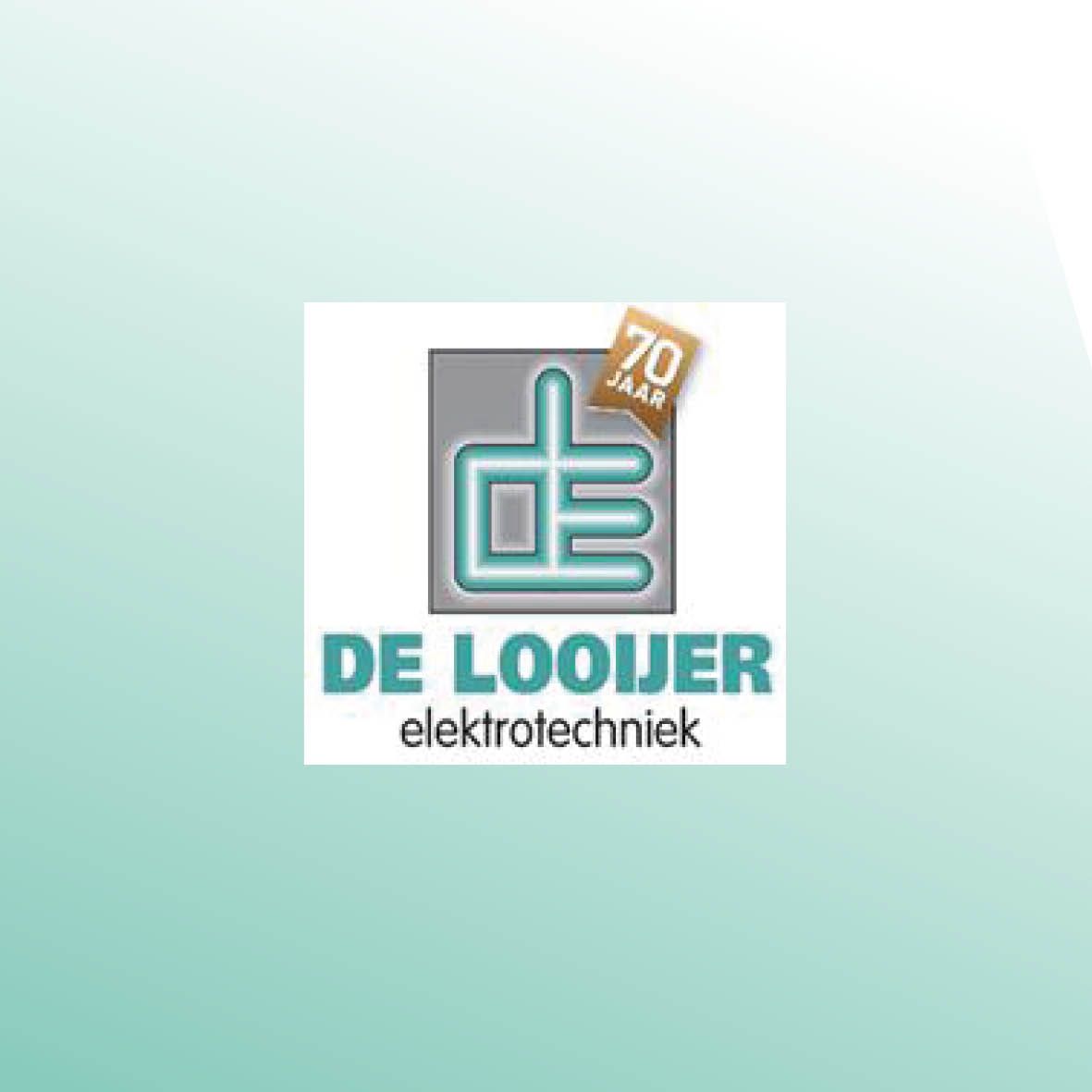 Logo for De Looijer elektrotechniek.