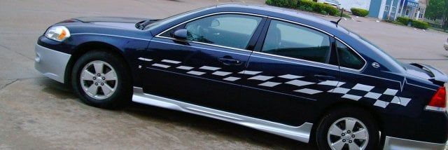 Black Car With Stickers | Brainard, NE | CTF Service Inc