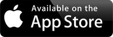 A black button that says available on the app store