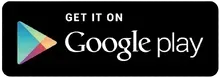 A google play button that says `` get it on google play ''.