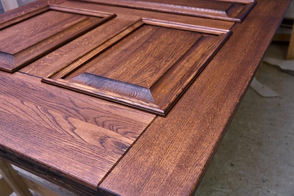 A Close up Of a Wooden Door — Payless Timbers in Tolga, QLD
